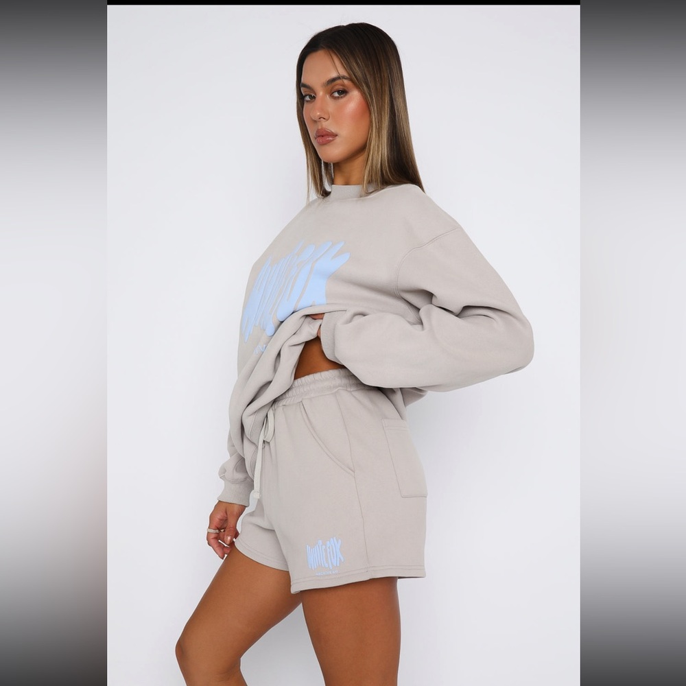 White Fox Boutique Archive 6.0 Lounge Shorts Dove - Picture 4 of 9